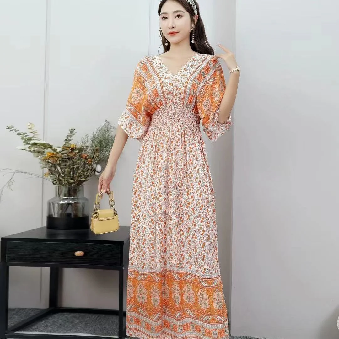 Retro Bohemian Summer Dress - Image 5