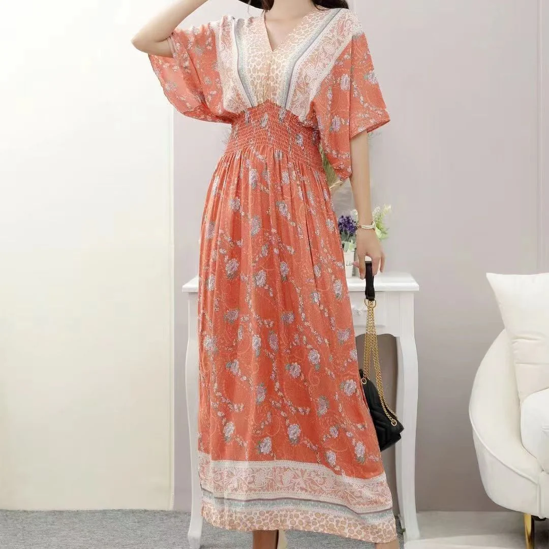 Retro Bohemian Summer Dress - Image 7