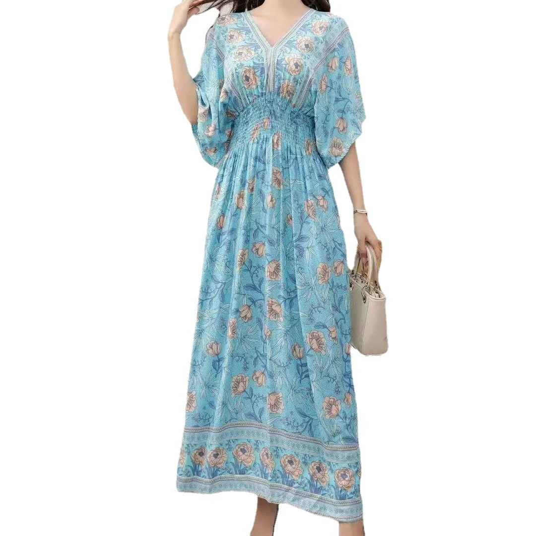 Retro Bohemian Summer Dress - Image 8