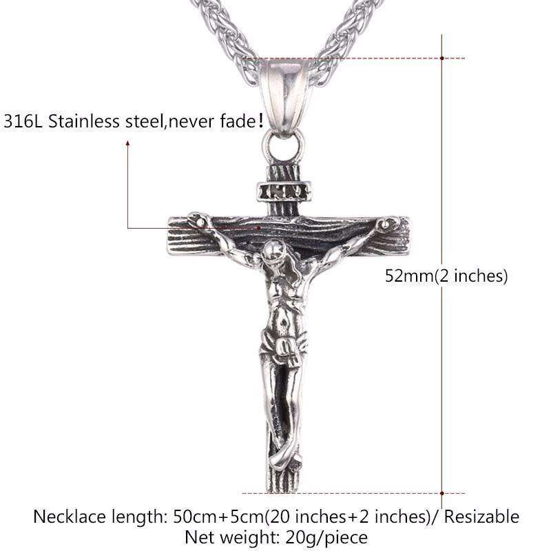 Crucifix Pendant Necklace - Image 3