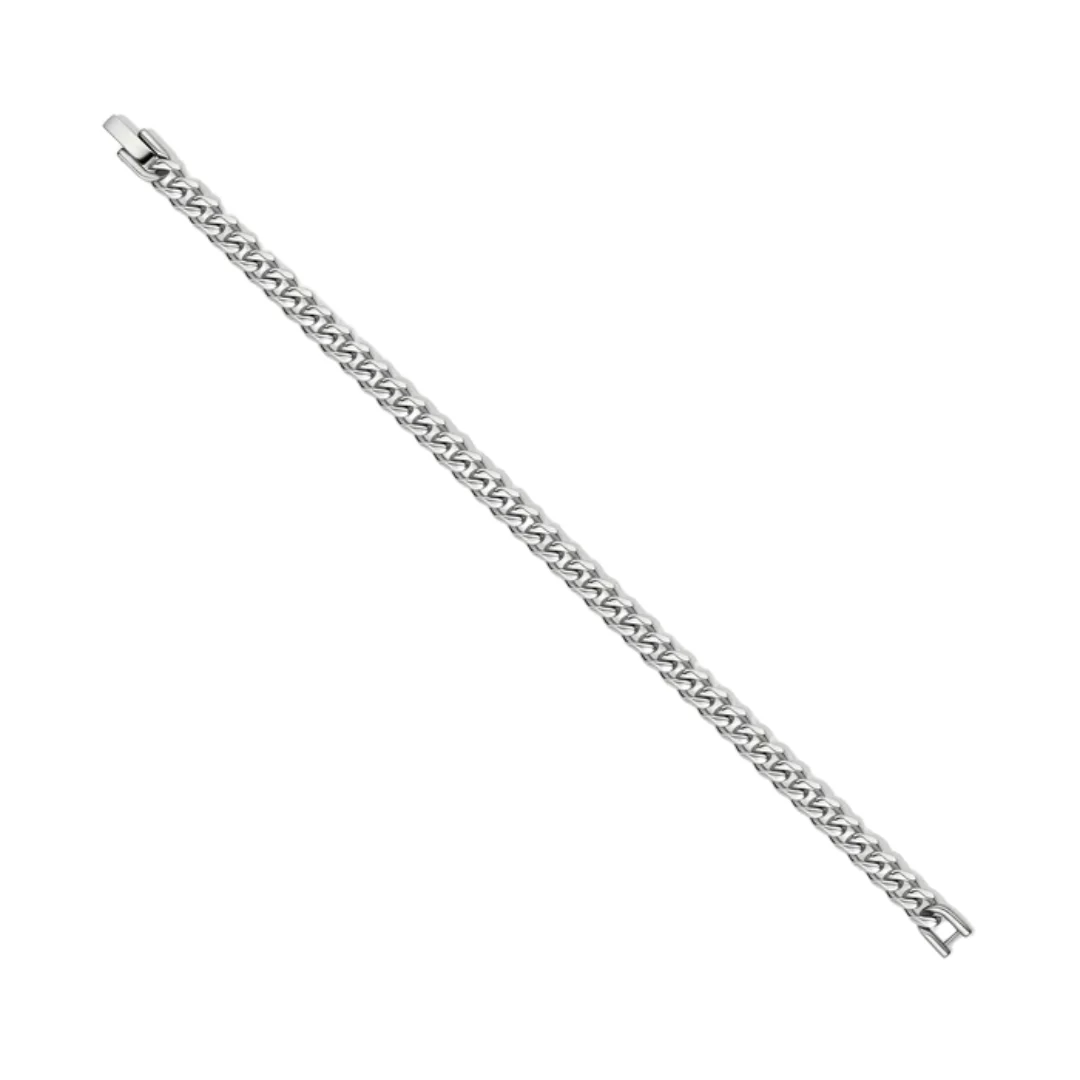 5mm Silver Cuban Link Bracelet - Image 3