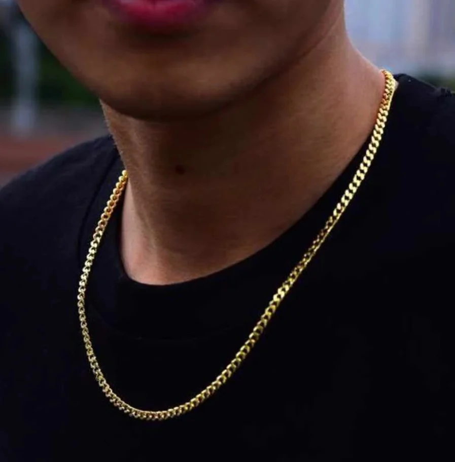 Men's Cuban Link Chain - 3mm - Image 4