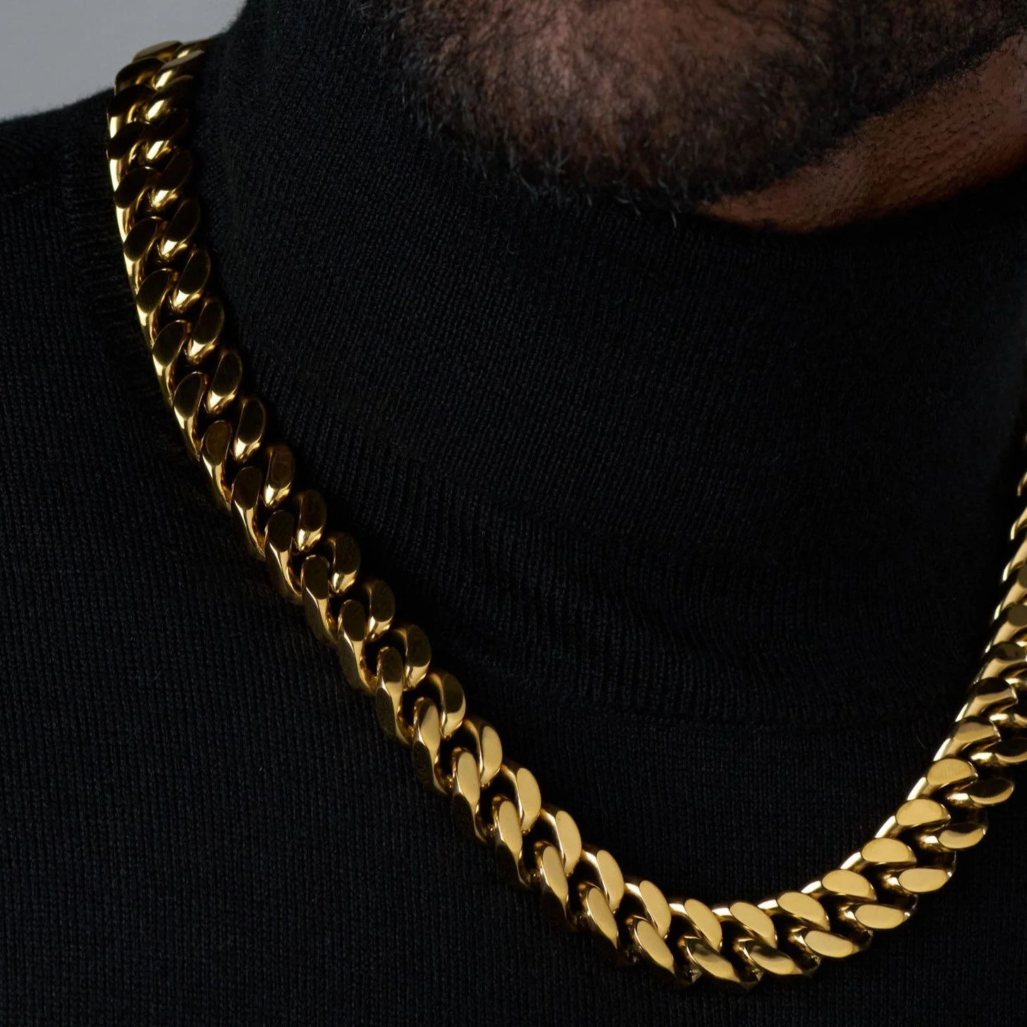 16mm Gold Cuban Link Chain - Image 4