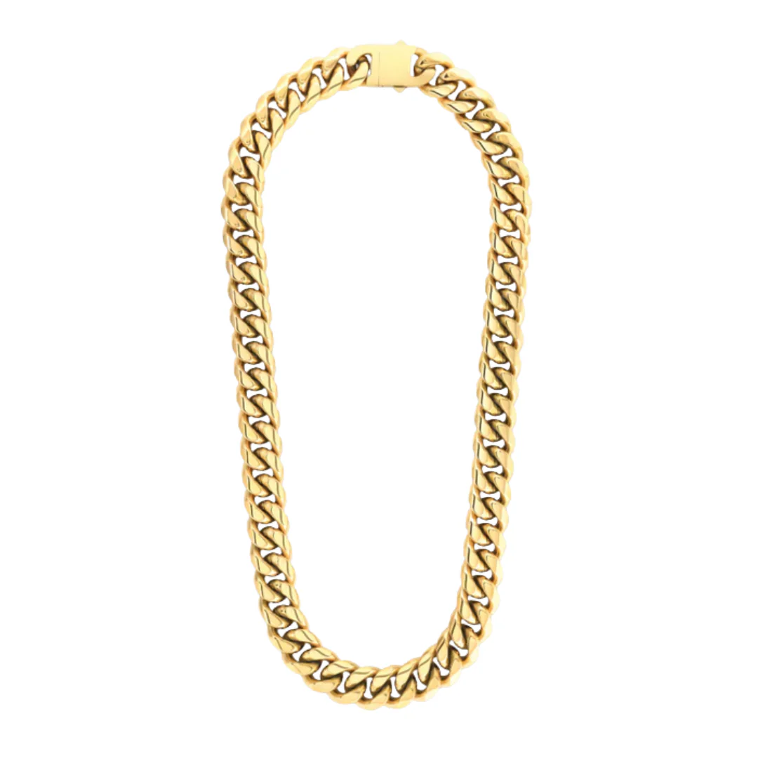 16mm Gold Cuban Link Chain - Image 5