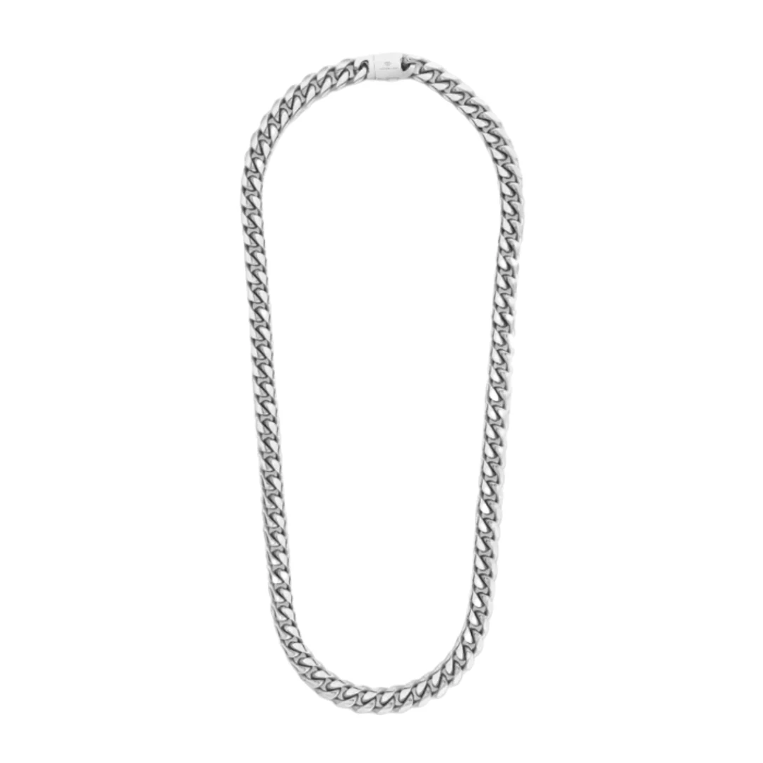 Cuban Link Chain (Silver) - 10mm - Image 5