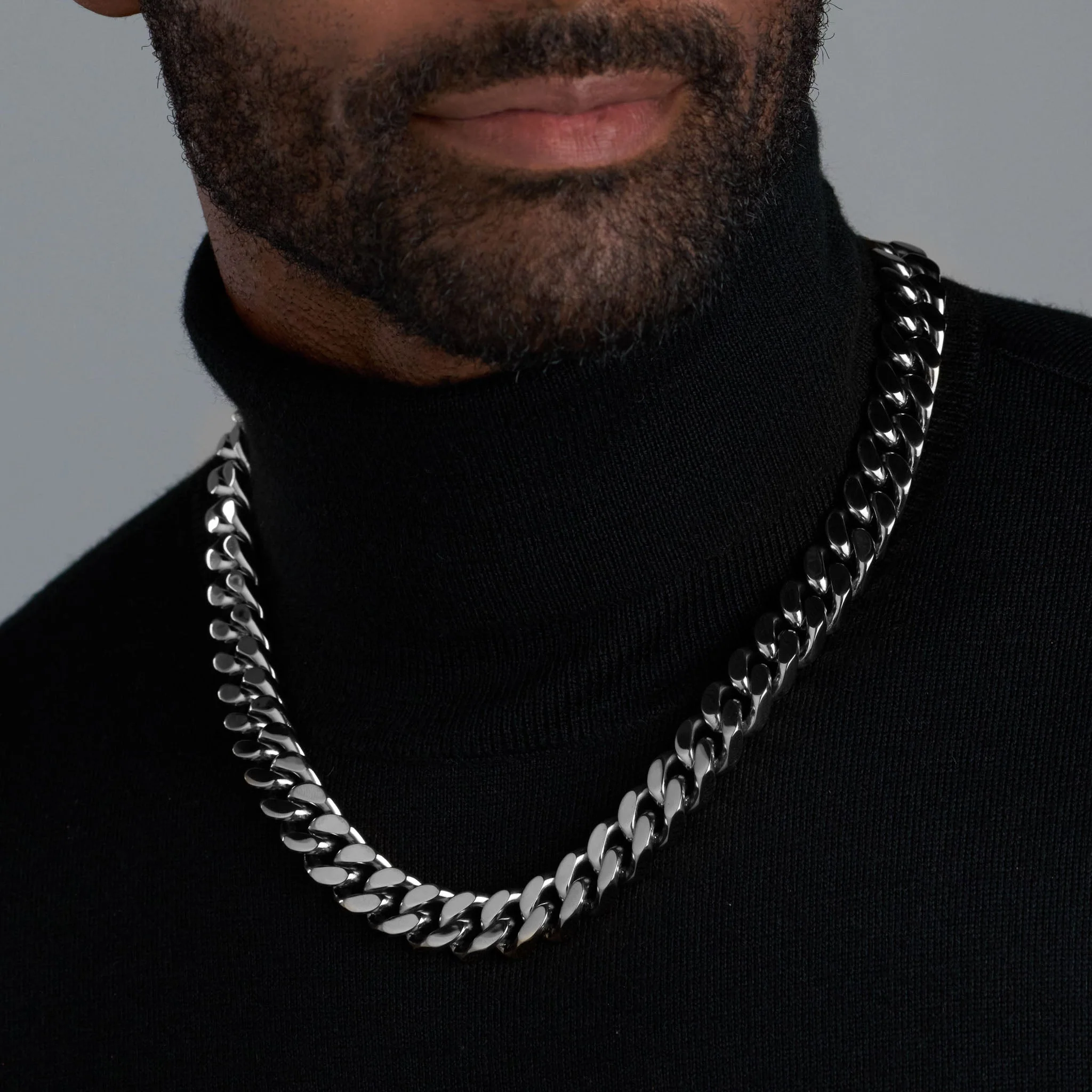 Cuban Link Chain (Silver) - 16mm - Image 2
