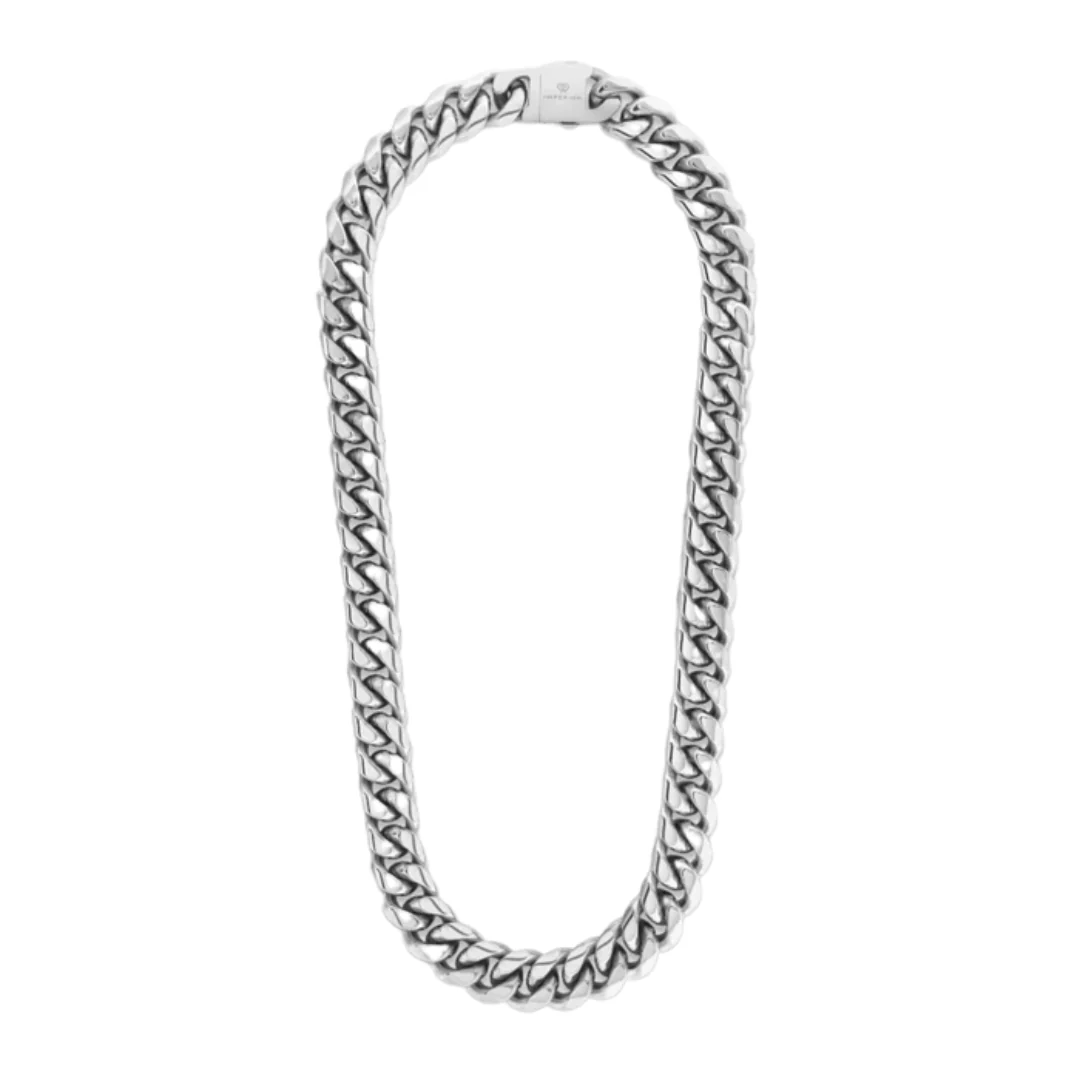 Cuban Link Chain (Silver) - 16mm - Image 3