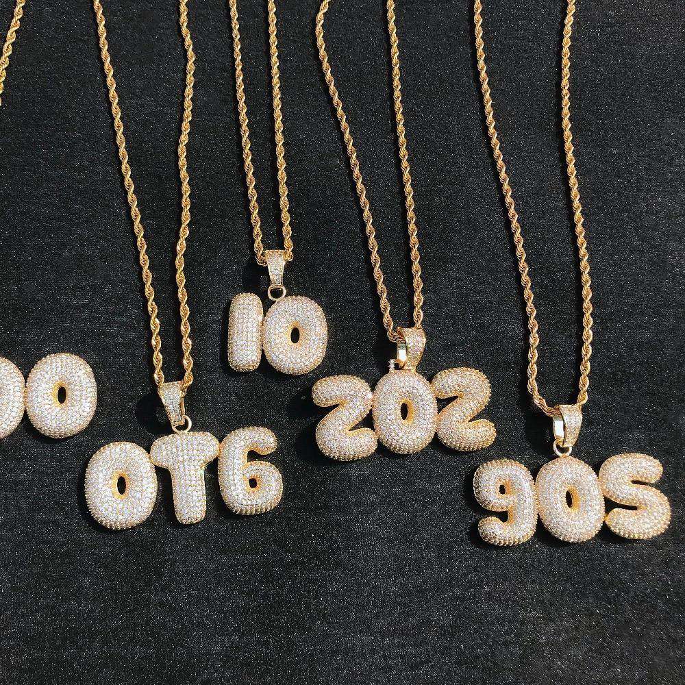 Custom Bubble Name or Letter Necklace - Personalized Jewelry for Men & Women - Image 9