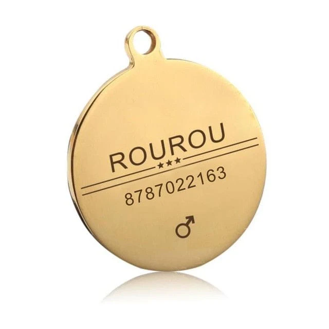 Custom Name Dog Collar Pendant - Image 11