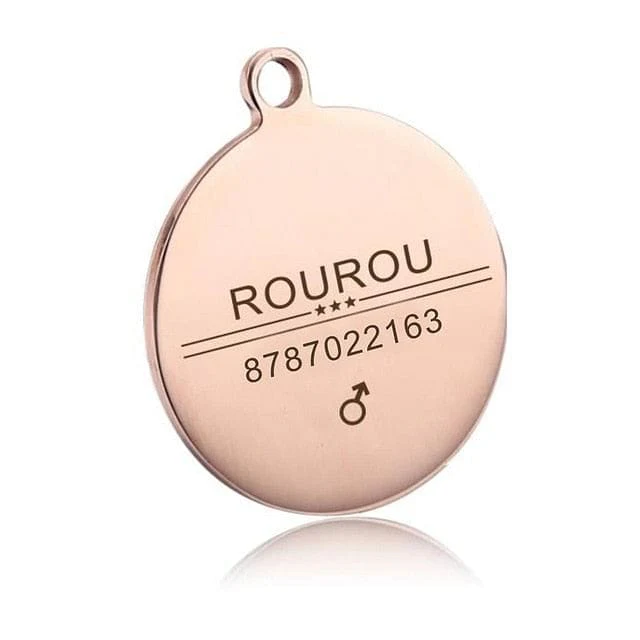 Custom Name Dog Collar Pendant - Image 3