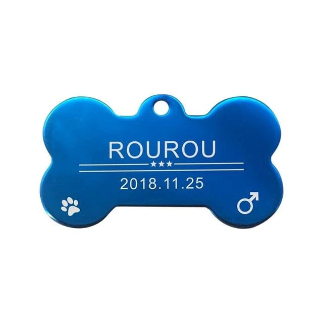 Custom Name Dog Collar Pendant - Image 4