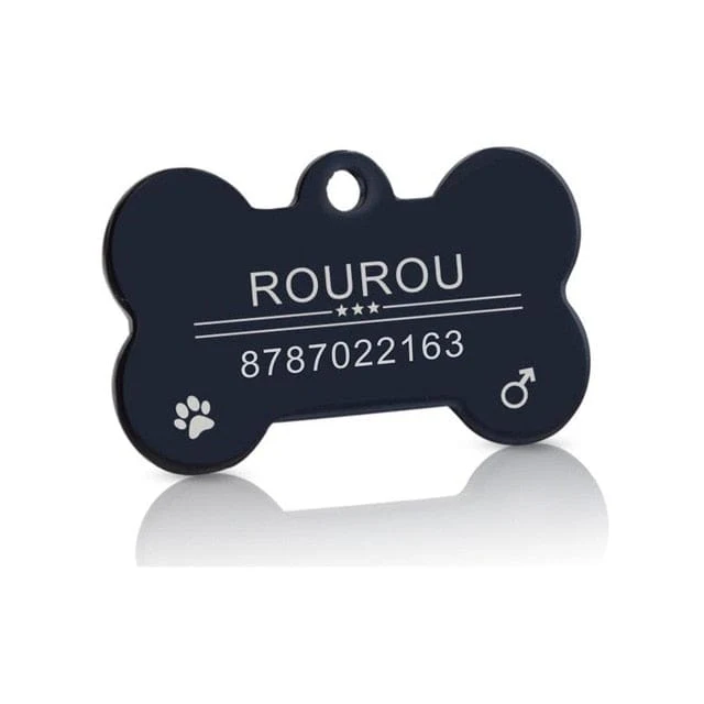 Custom Name Dog Collar Pendant - Image 5