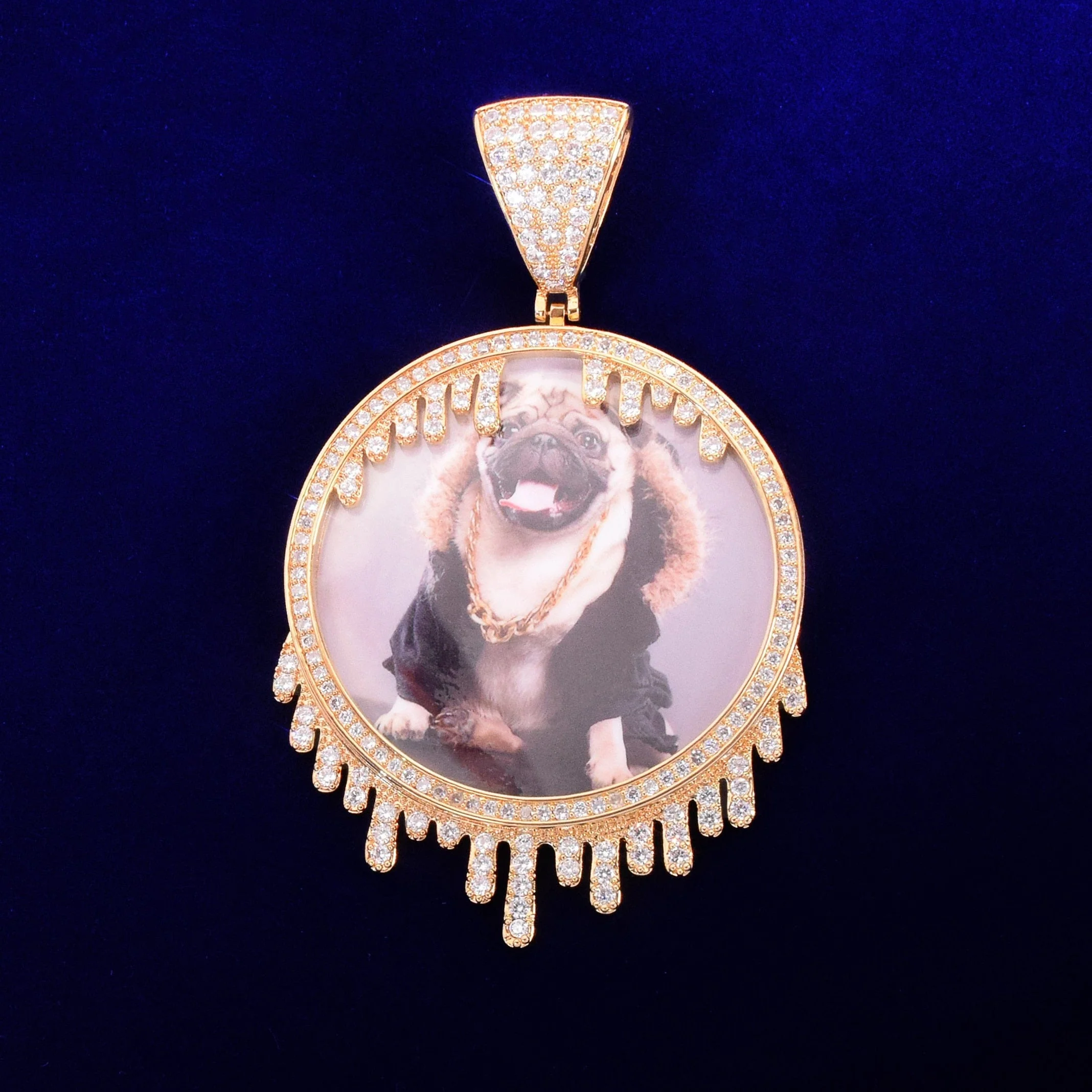 Custom Drippy Cuban Photo Medallion - Image 3
