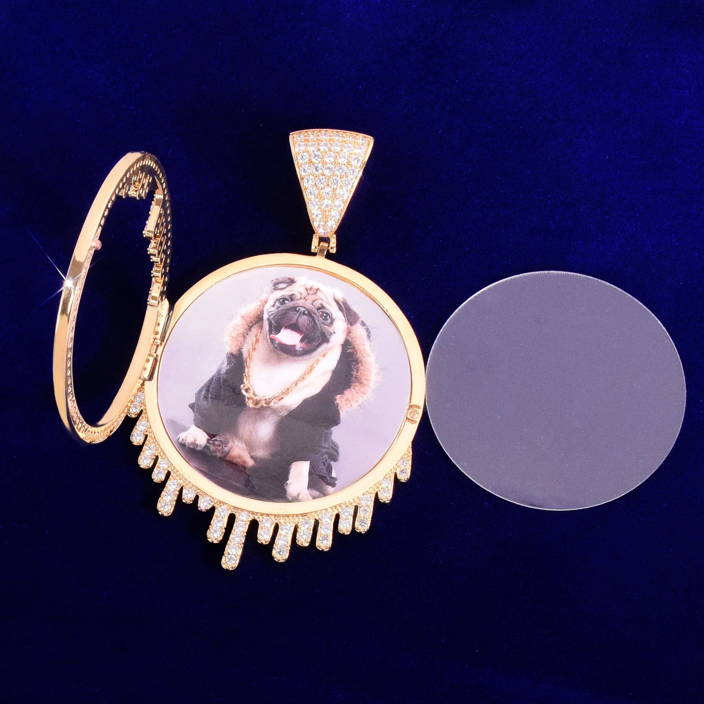 Custom Drippy Cuban Photo Medallion - Image 4