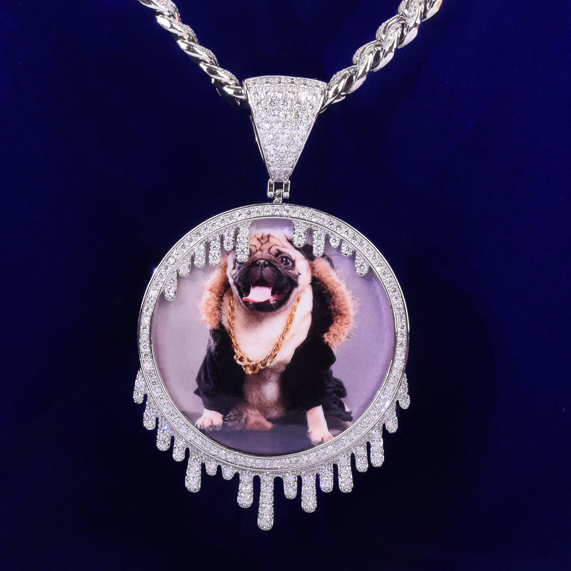 Custom Drippy Cuban Photo Medallion - Image 7
