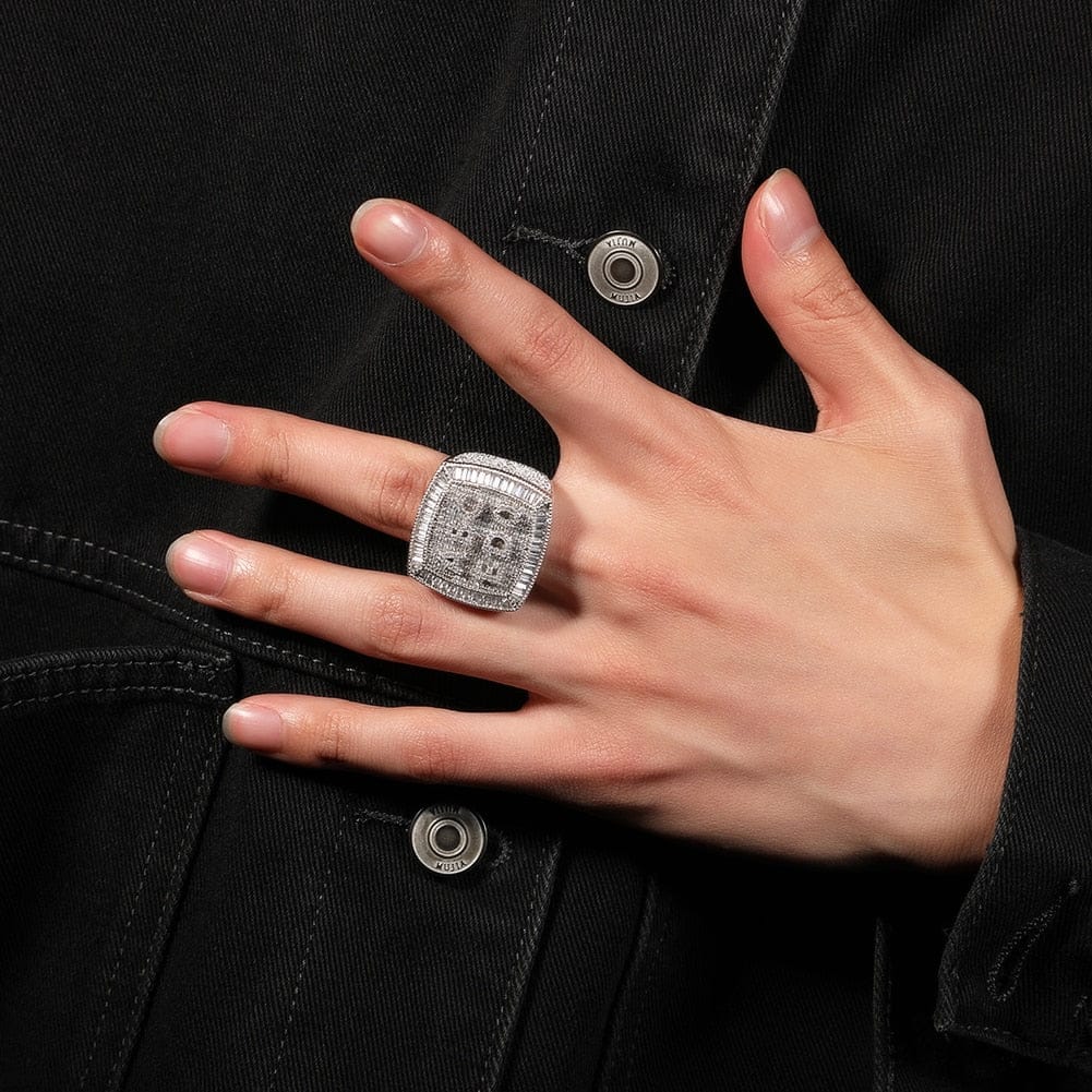 Custom Fully Iced Name Boss Ring - Image 4