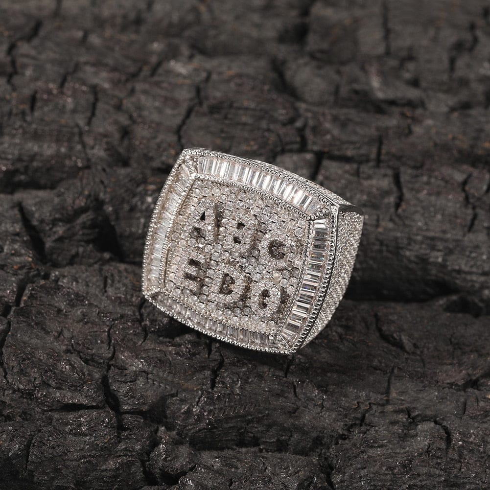 Custom Fully Iced Name Boss Ring - Image 7