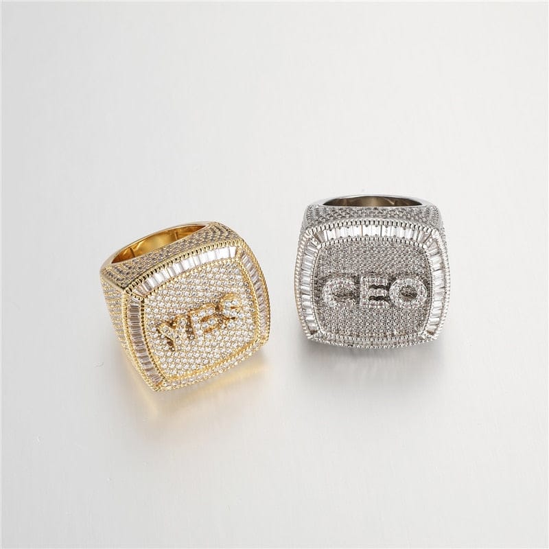 Custom Fully Iced Name Boss Ring - Image 9