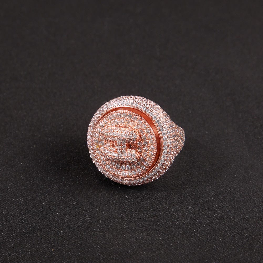 Custom Letter Spinning Initial Ring - Image 2