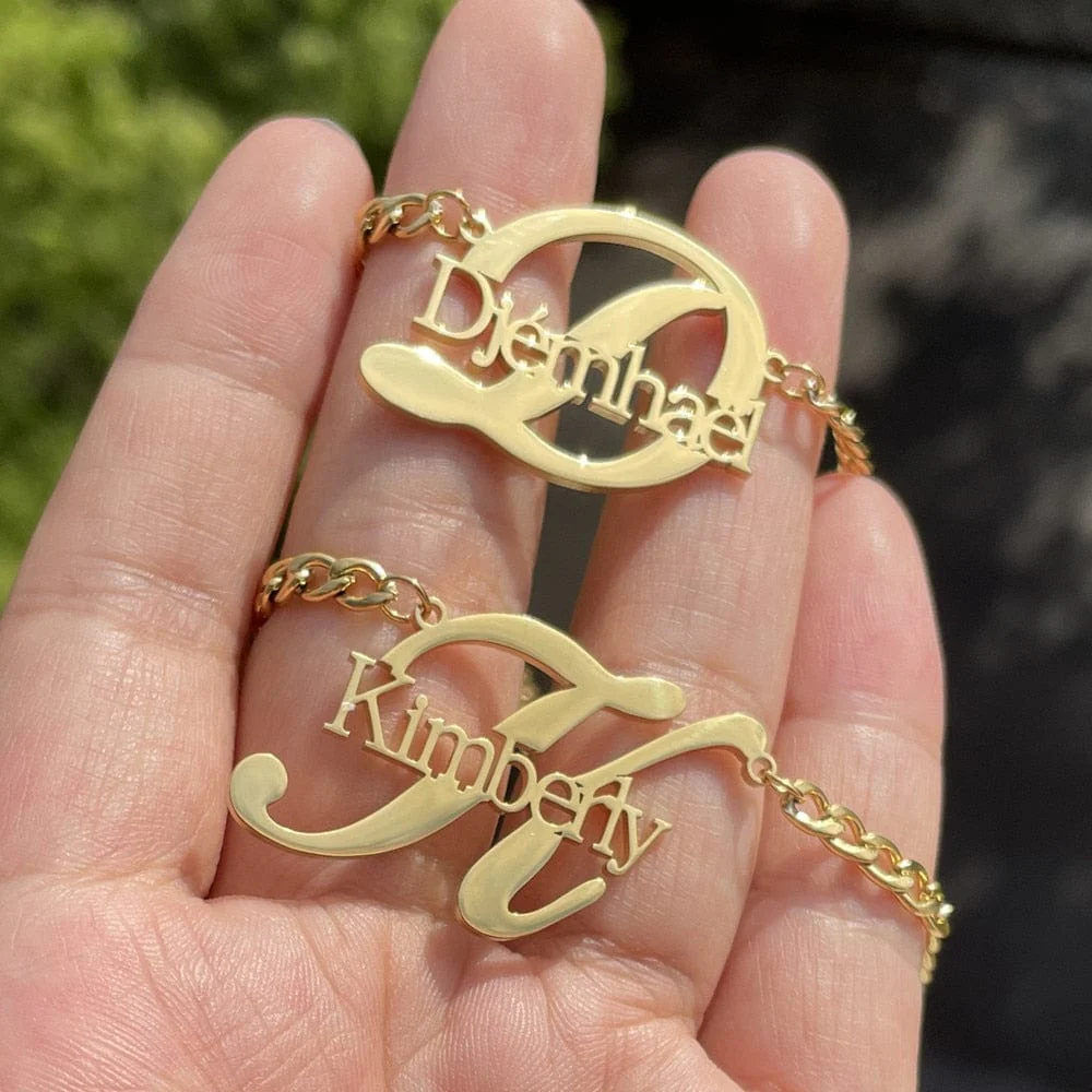 Custom Name and Initial Kid's Necklace - Image 10