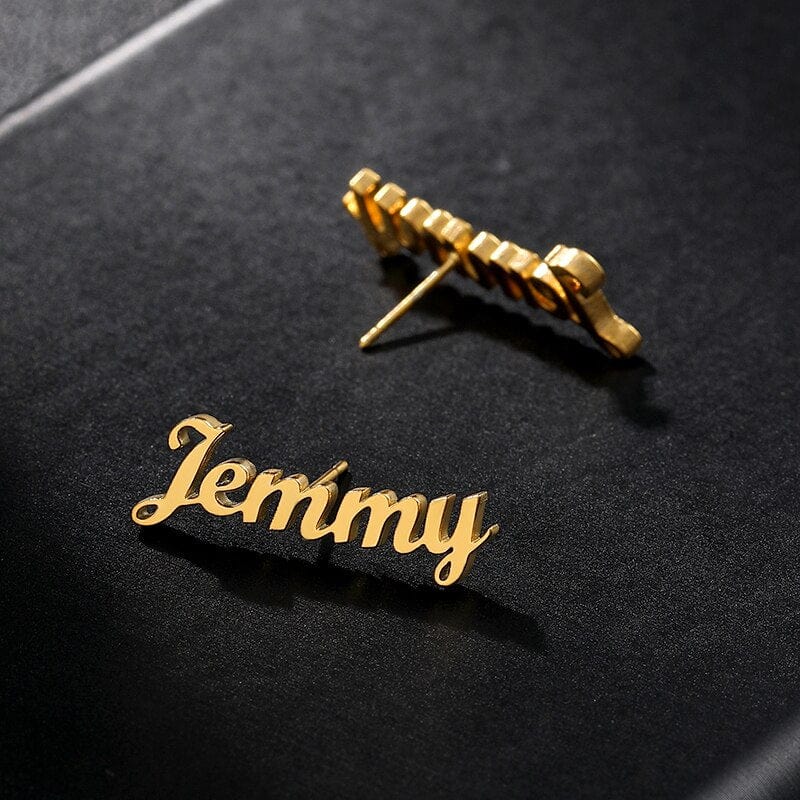 Custom Name Kid's Stud Earrings - Image 4