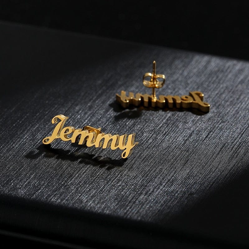 Custom Name Kid's Stud Earrings - Image 5