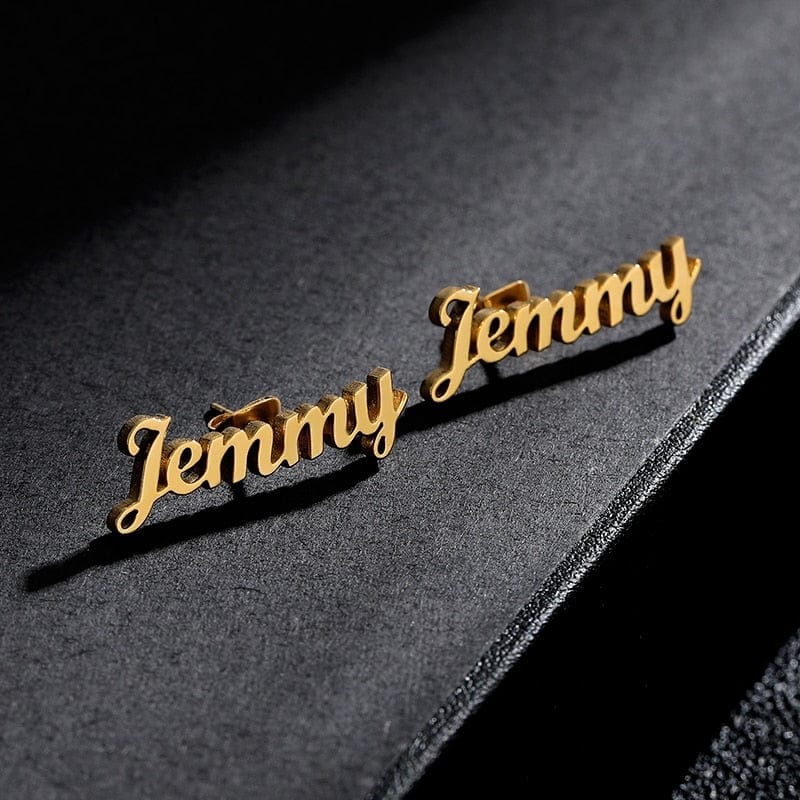 Custom Name Kid's Stud Earrings - Image 6