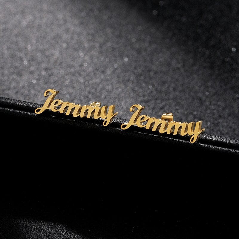 Custom Name Kid's Stud Earrings - Image 9