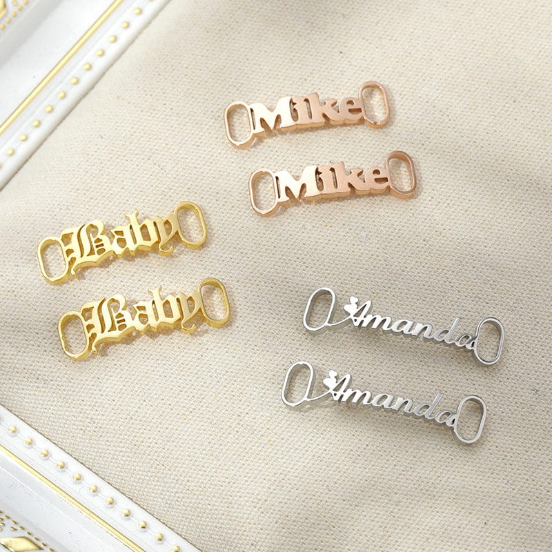Custom Name Shoe Buckles Shoelace Decoration Charm (2-pack set) - Image 10