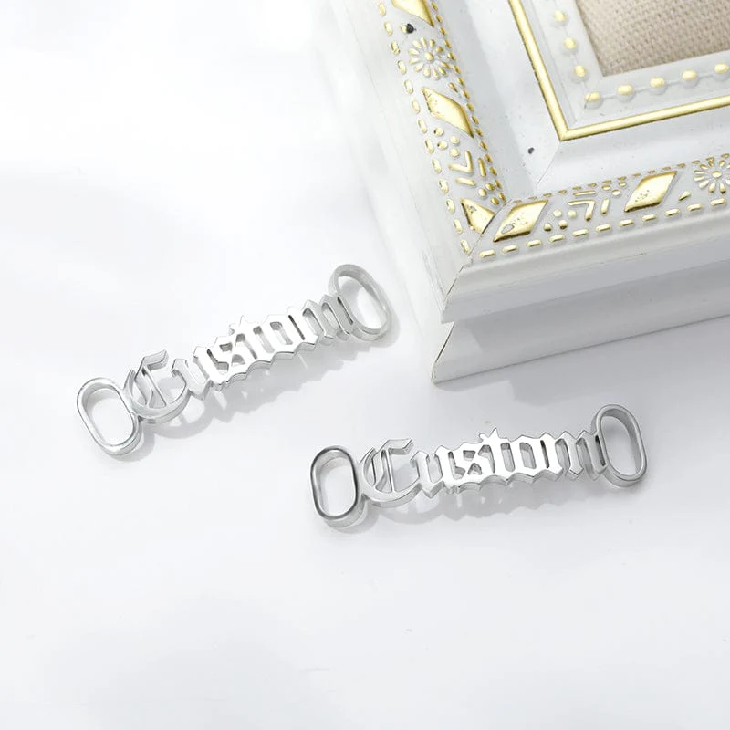 Custom Name Shoe Buckles Shoelace Decoration Charm (2-pack set) - Image 6