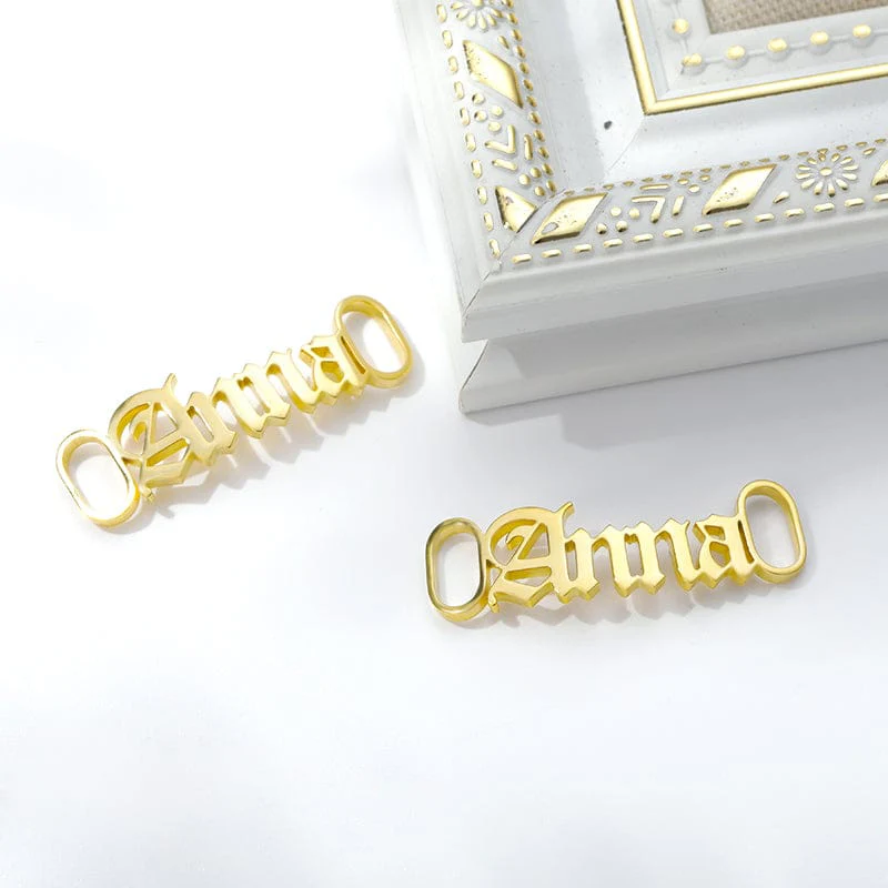 Custom Name Shoe Buckles Shoelace Decoration Charm (2-pack set) - Image 8