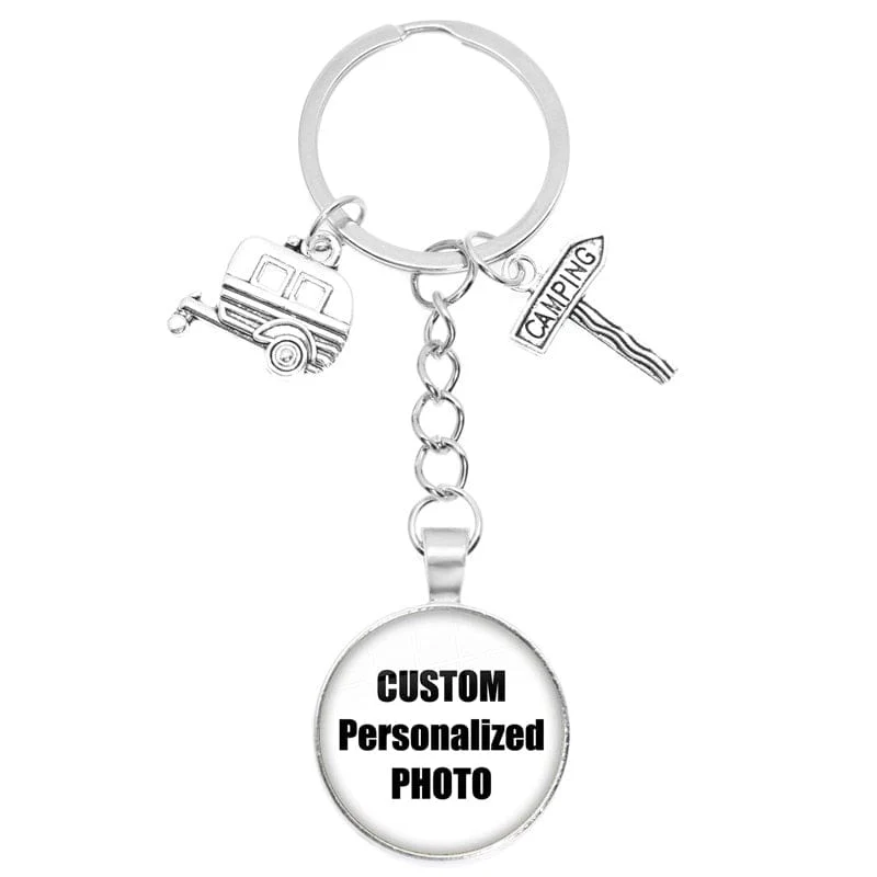 Custom Photo Baby Keychain with Charms - Image 10