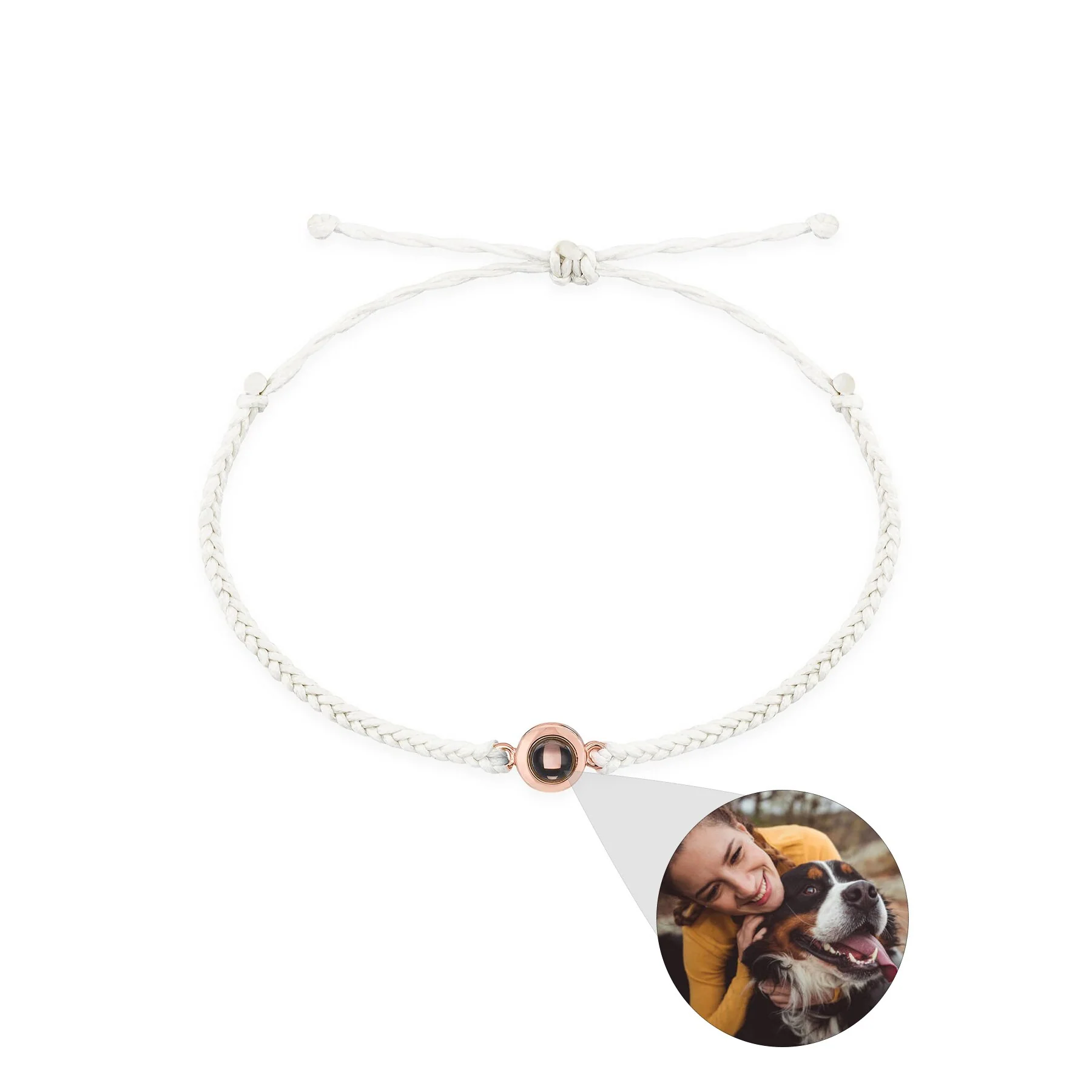 VVS Jewelry Custom Photo Projection Pendant Bracelet - Image 3