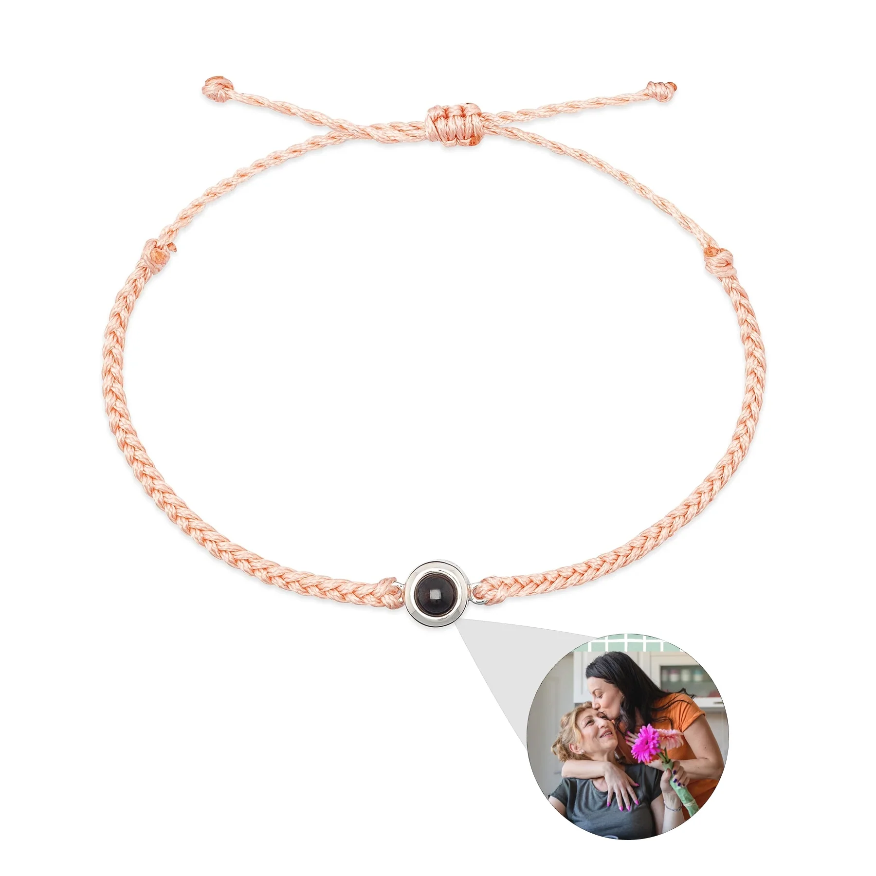 VVS Jewelry Custom Photo Projection Pendant Bracelet - Image 5