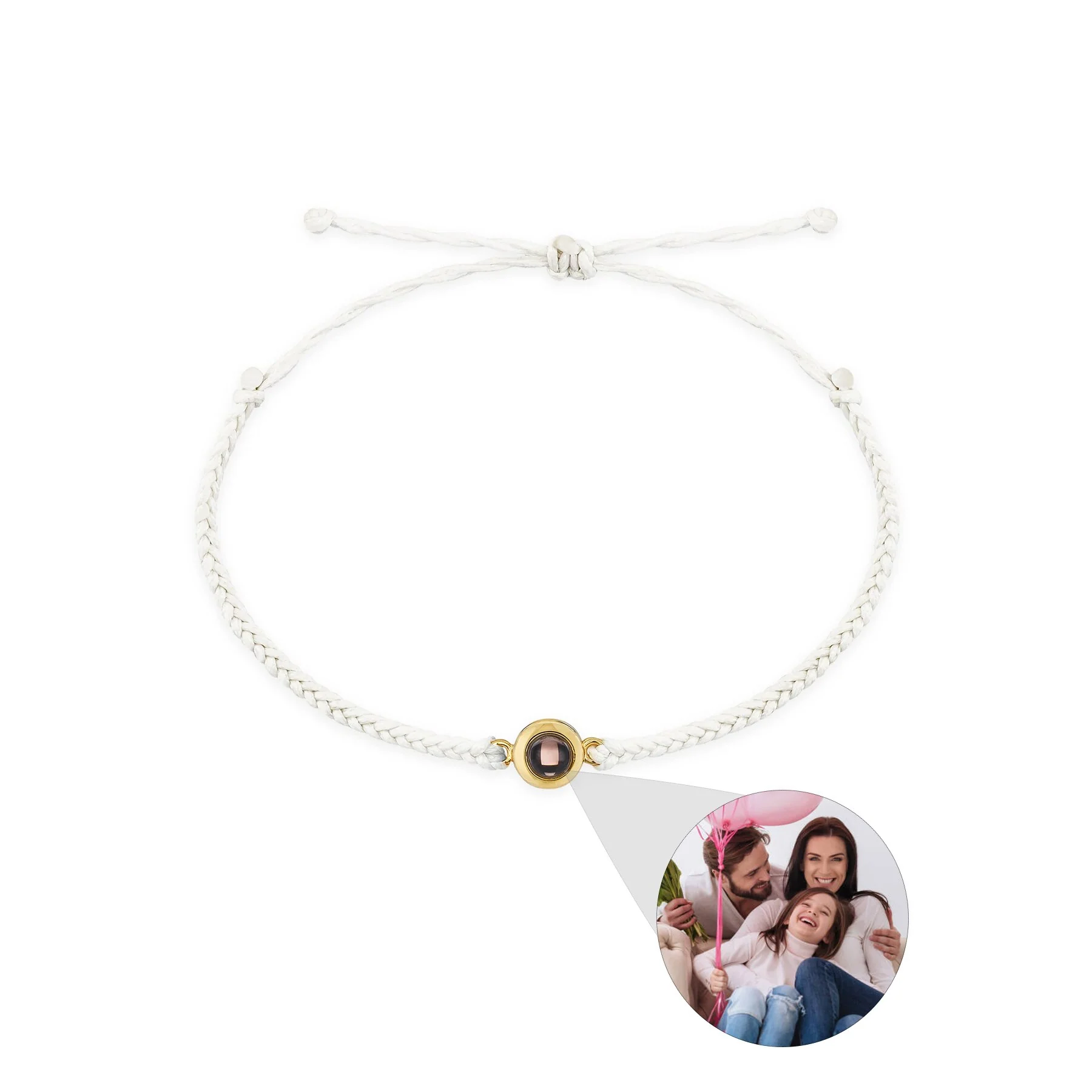 VVS Jewelry Custom Photo Projection Pendant Bracelet - Image 9
