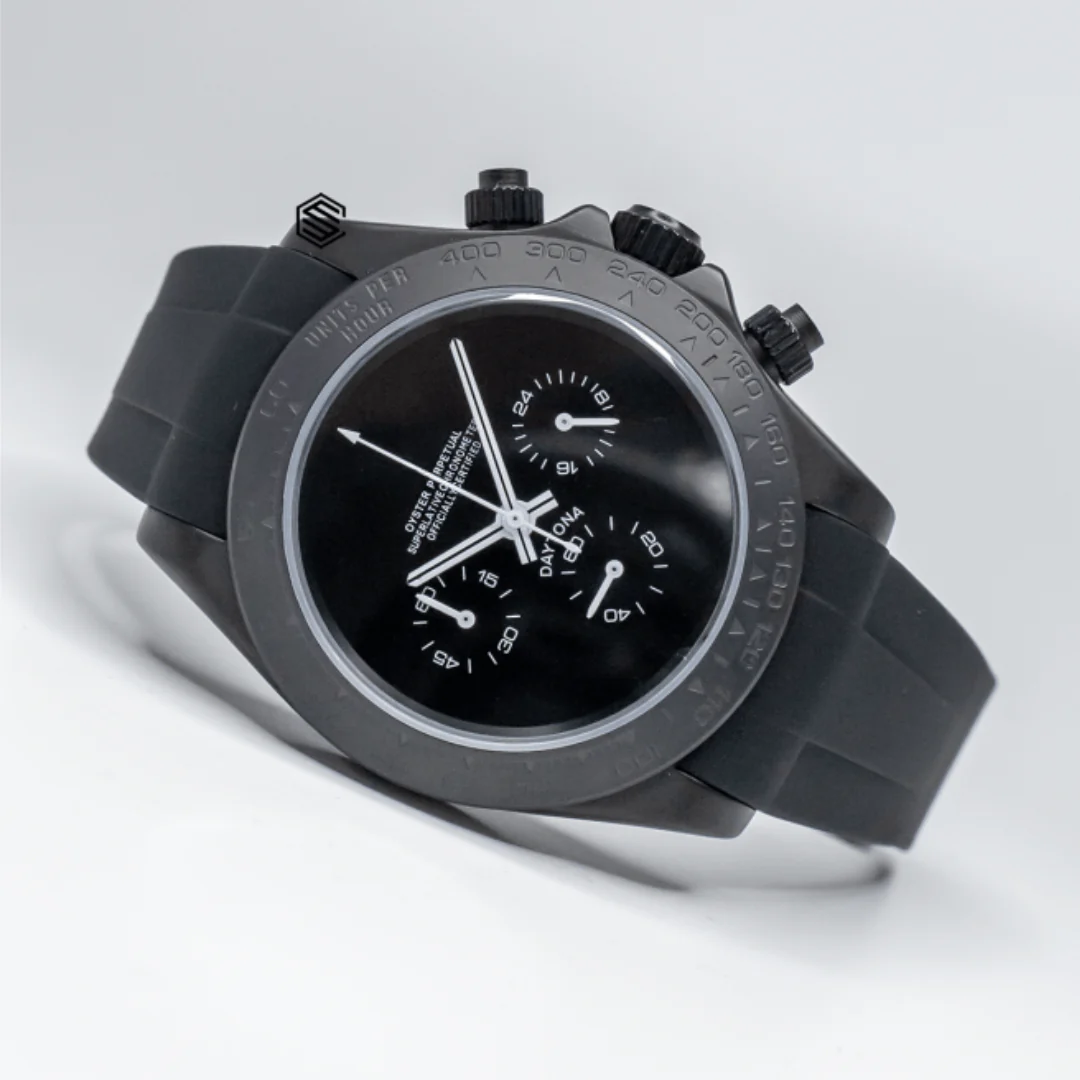CUSTOM SEITONA CHRONOGRAPH MOD SHADOW JAGUAR EDITION - Image 2