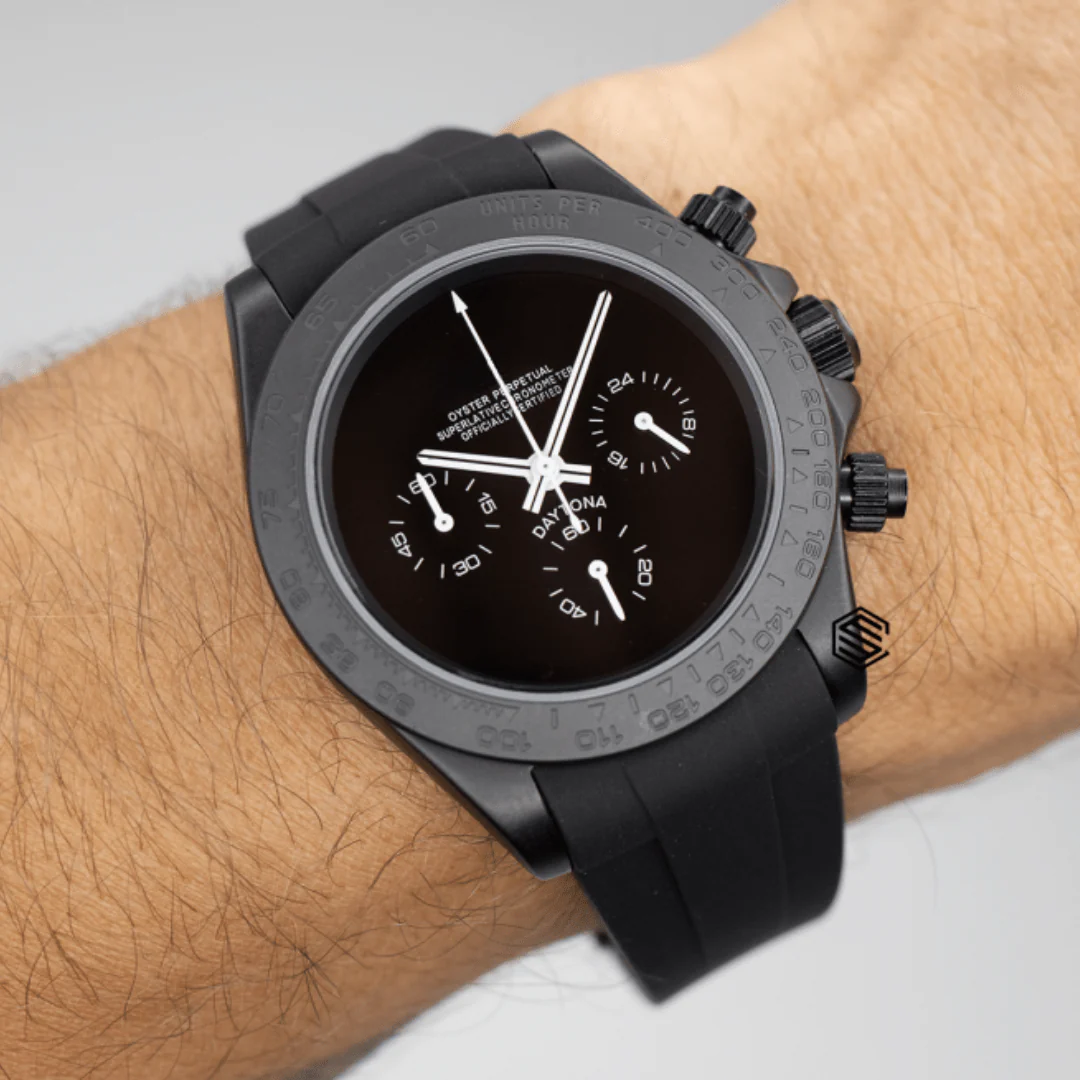 CUSTOM SEITONA CHRONOGRAPH MOD SHADOW JAGUAR EDITION - Image 4