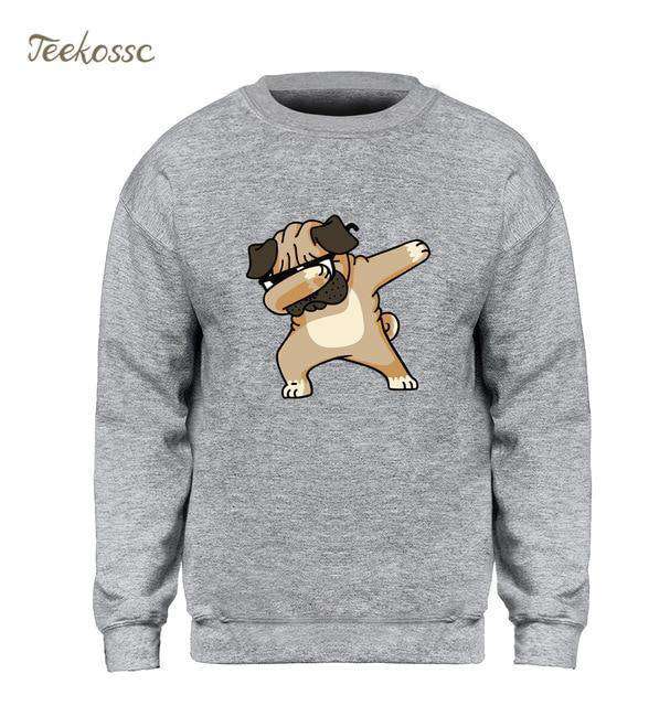 Dabbin' Pug Sweatshirt - Image 3