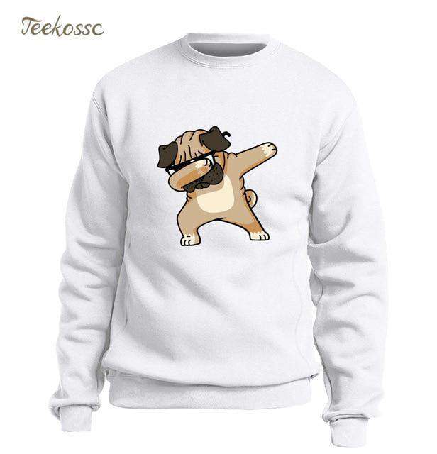 Dabbin' Pug Sweatshirt - Image 4