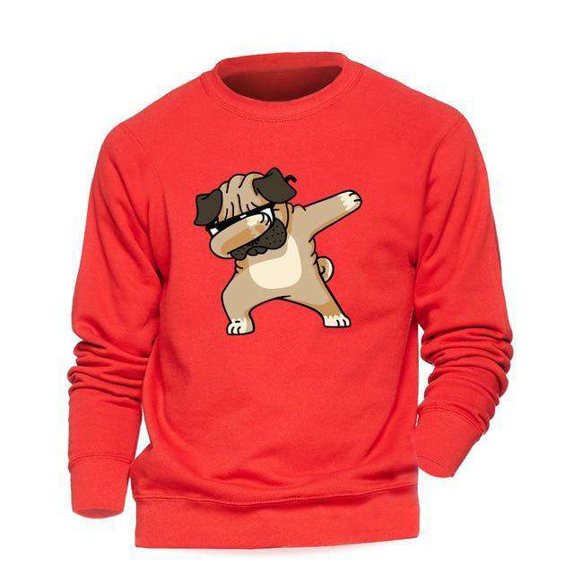 Dabbin' Pug Sweatshirt - Image 8