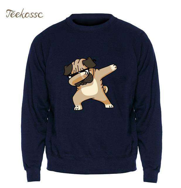 Dabbin' Pug Sweatshirt - Image 9