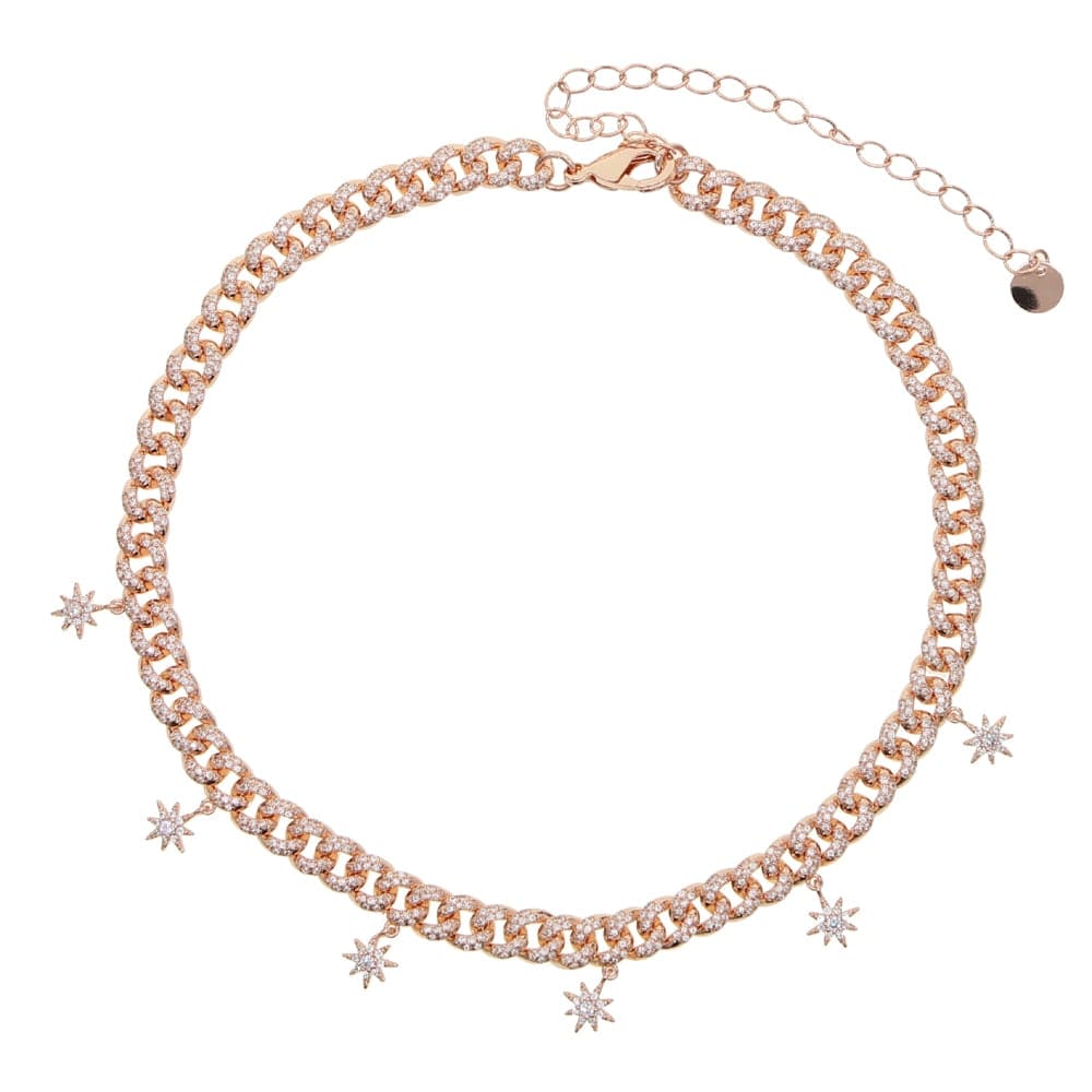Dainty NorthStar Miami Cuban Link Choker Necklace - Image 4