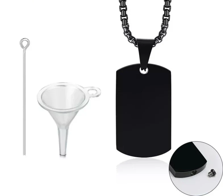 Dog Tag Container Urn Necklace - Image 3
