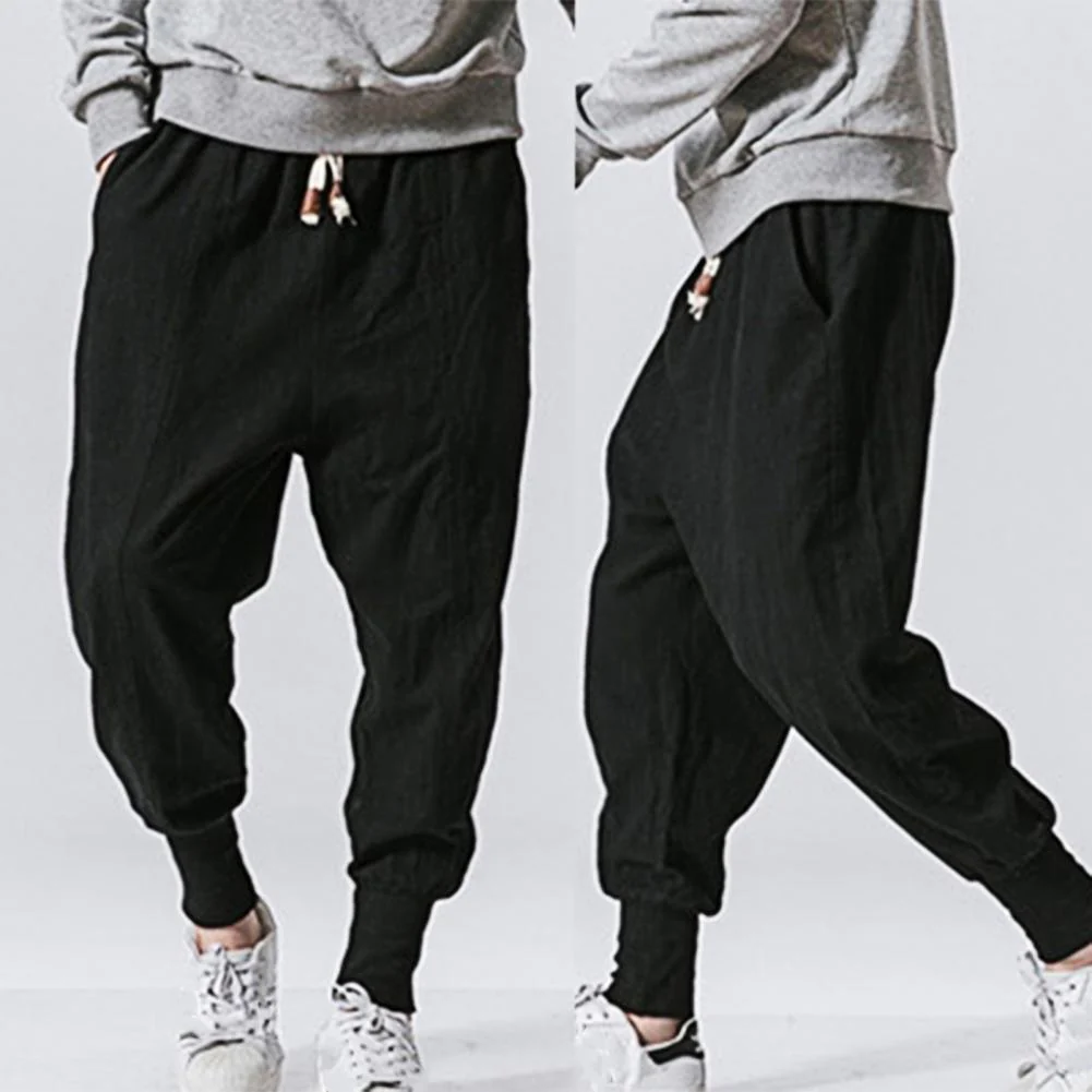 Drop-crotch Baggy Jogging Pants - Image 11