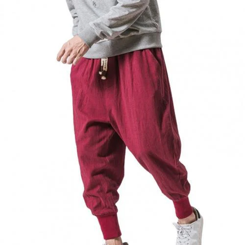 Drop-crotch Baggy Jogging Pants - Image 4