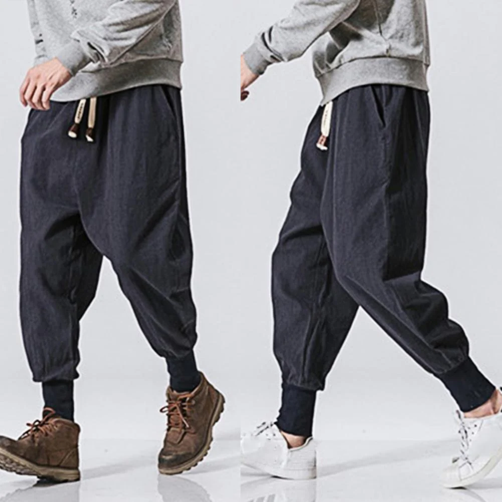 Drop-crotch Baggy Jogging Pants - Image 5