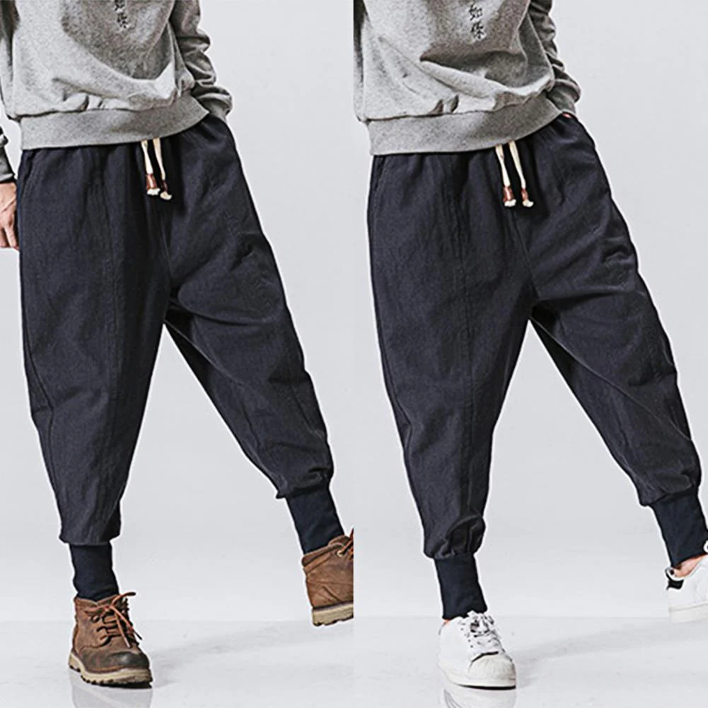 Drop-crotch Baggy Jogging Pants - Image 9