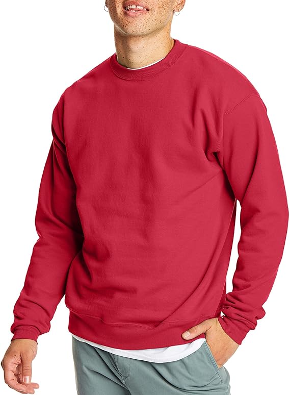 EcoSmart Fleece Pullover Crewneck Sweatshirt for Men - Image 4