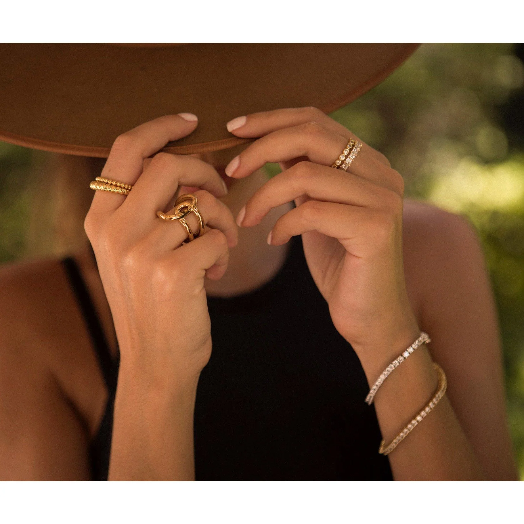 18k Gold Plated Stainless Steel Ring - Image 8