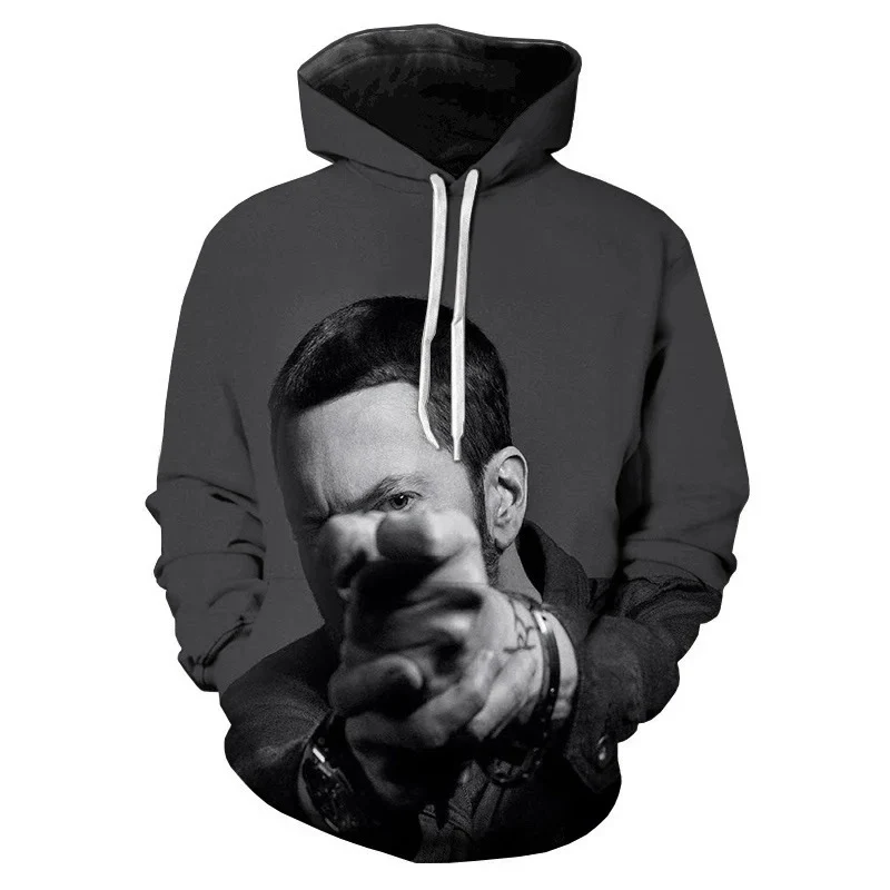 Eminem 3D Graphic Print Autumn and Winter Hoodies - Image 4